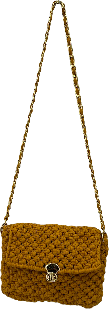 Image of Macrame Sling | Ochre | Shoulder Sling or Cross body