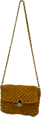 Macrame Sling | Ochre | Shoulder Sling or Cross body