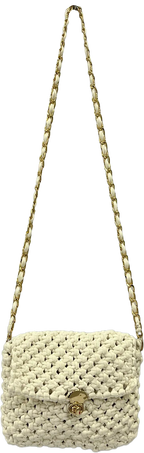 Macrame Sling | Ivory | Shoulder Sling or Cross body