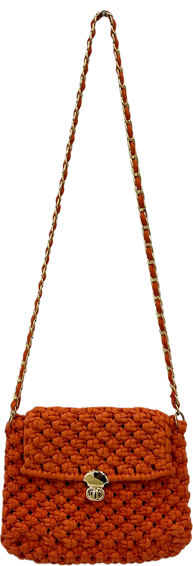 Image of Macrame Sling | Orange | Shoulder Sling or Cross body