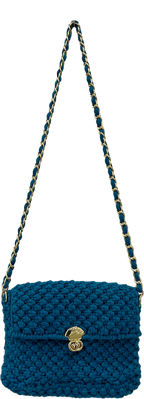 Macrame Sling | Blue | Shoulder Sling or Cross body