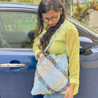 Shoulder Tote Bags Blue Off White Black Color Premium Collection | Shoulder carry