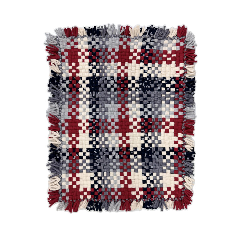 Image of Bathroom Mat / Door Mat / Meditation Mat | Red, White, Grey, Black