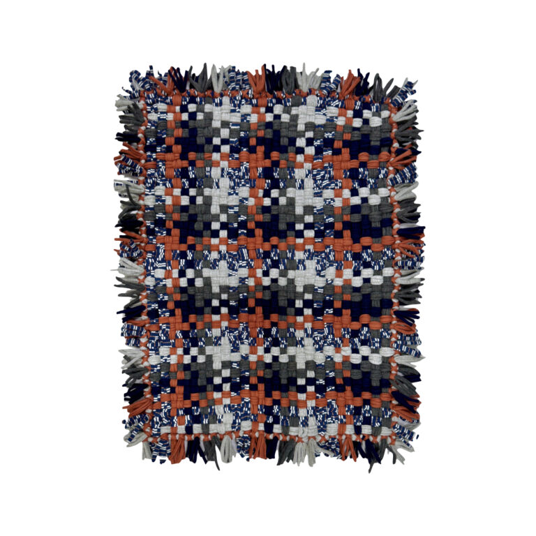 Image of Bathroom Mat / Door Mat / Meditation Mat | Navy Grey, Brown