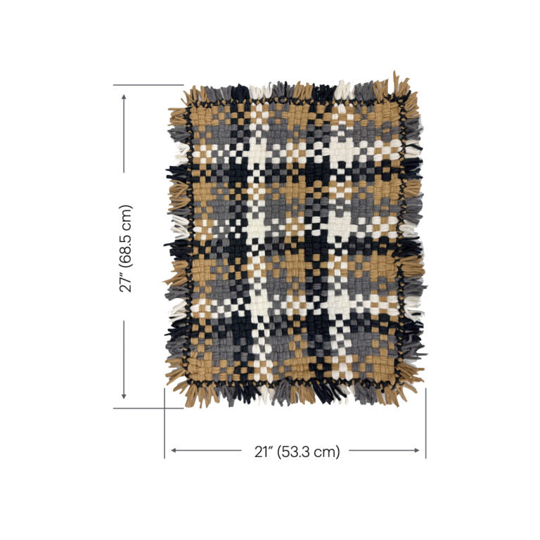 Image of Bathroom Mat / Door Mat / Meditation Mat | Brown, Grey, Black, White