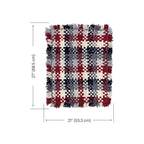 Bathroom Mat / Door Mat / Meditation Mat | Red, White, Grey, Black