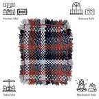 Bathroom Mat / Door Mat / Meditation Mat | Brown, Grey, Navy, Charcoal
