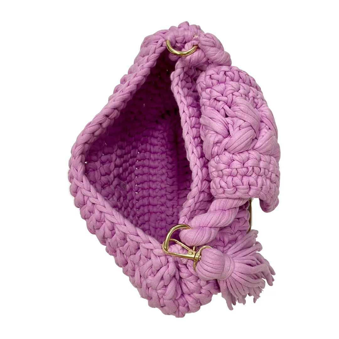 Image of Crochet purse Mauve | Hand carry