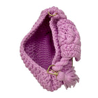 Crochet purse Mauve | Hand carry
