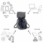 Backpack Navy Grey Color Premium Collection | Shoulder carry