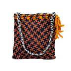 Shoulder Tote Bags Navy Orange Brown Shoulder carry