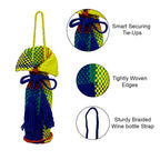 Beverage Bottle Bag Neon Yellow Electric Blue Red