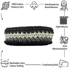 Oval Crochet Basket Grey Silver Grey
