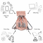 Backpack Light Pink Color Premium Collection | Shoulder carry