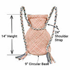 Backpack Light Pink Color Premium Collection | Shoulder carry