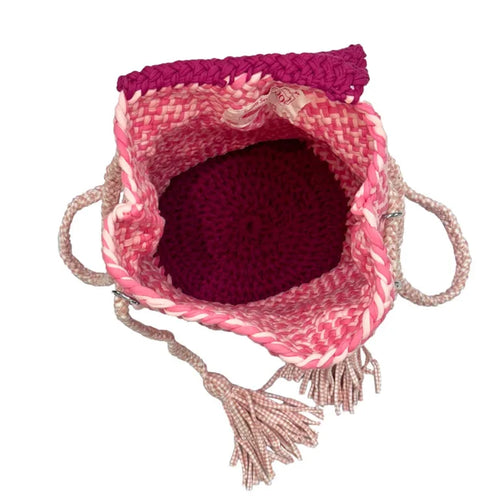 Backpack Pink Fuscia Coral Salmon | Shoulder carry