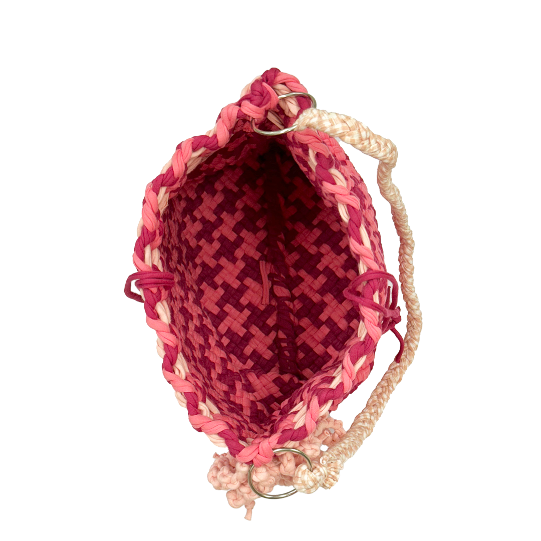 Image of Shoulder Tote Bags Pink Fuscia Coral Salmon Shoulder carry