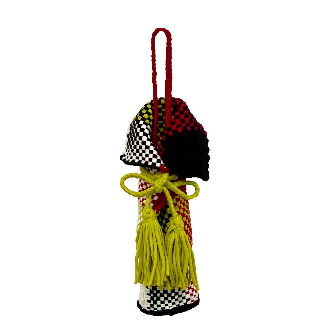 Image of Beverage Bottle Bag Black, Lime White, Red