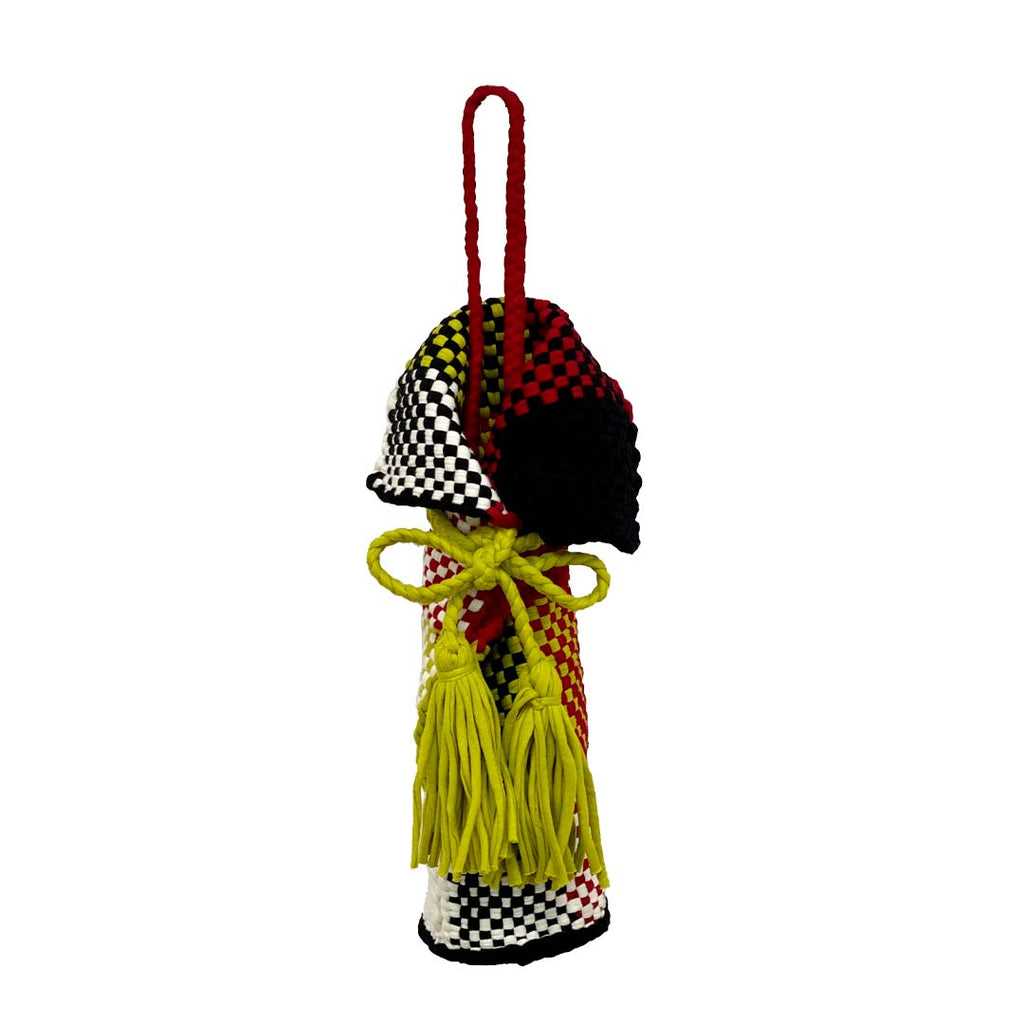 Beverage Bottle Bag Black, Lime White, Red