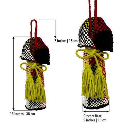 Beverage Bottle Bag Black, Lime White, Red