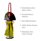 Beverage Bottle Bag Black, Lime White, Red