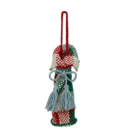 Beverage Bottle Bag Green, Grey, Red