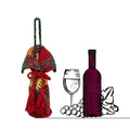Beverage Bottle Bag Red, Green, Yellow