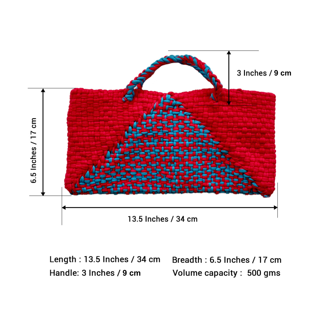 Image of Planter bag | Size: small | Red, Blue