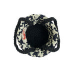 Round Roll-up Basket Charcoal Grey Silver Grey Premium