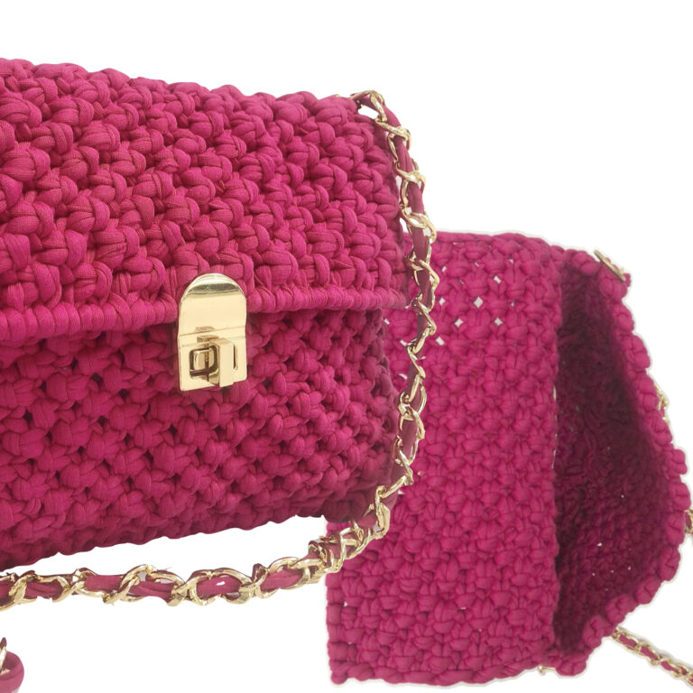 Image of Macrame Sling | Fuscia | Shoulder Sling or Cross body
