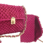 Macrame Sling | Fuscia | Shoulder Sling or Cross body