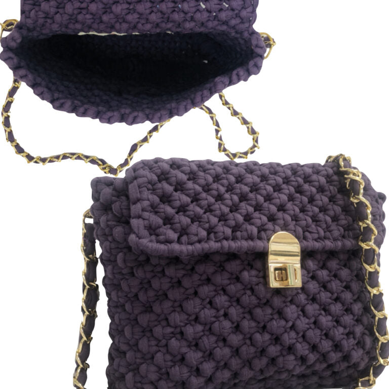 Image of Macrame Sling | Aubergine | Shoulder Sling or Cross body