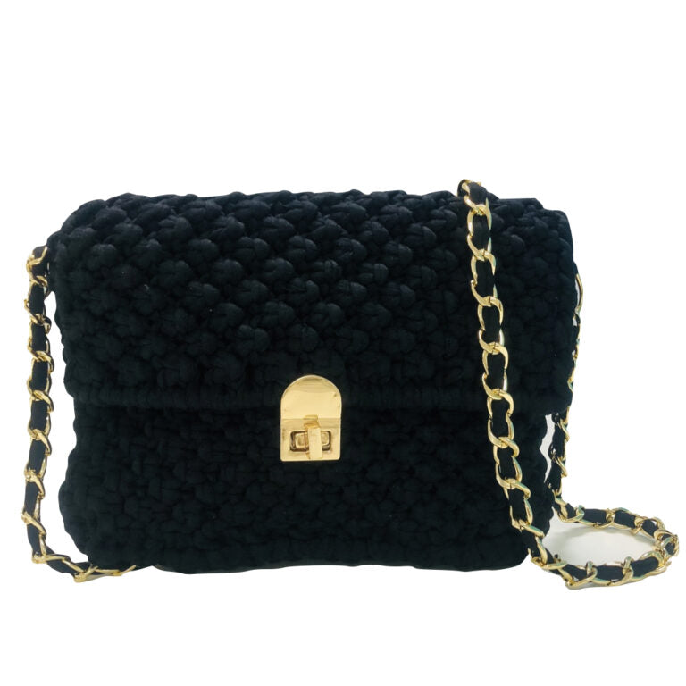 Image of Macrame Sling | Black | Shoulder Sling or Cross body