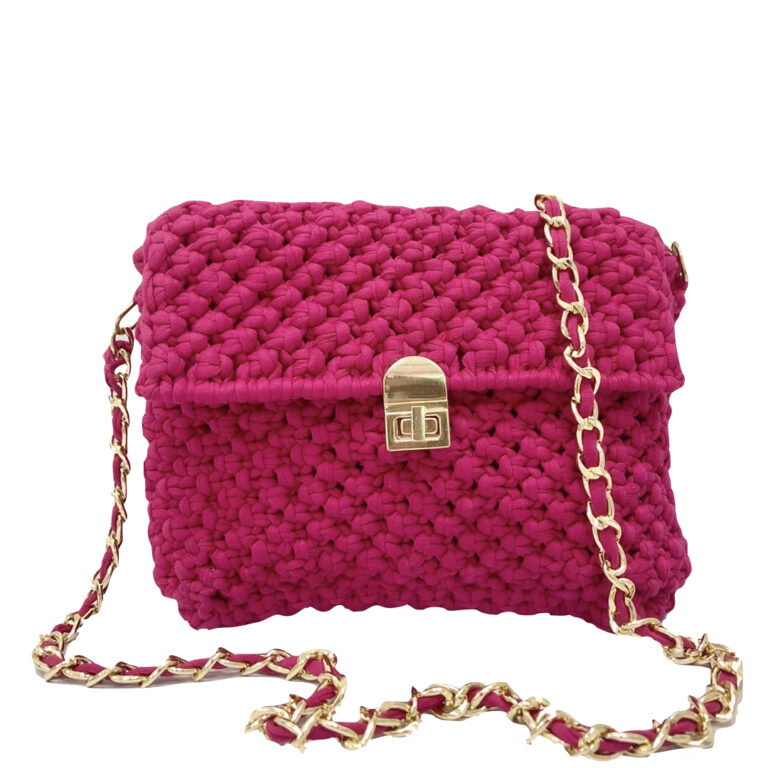 Image of Macrame Sling | Fuscia | Shoulder Sling or Cross body