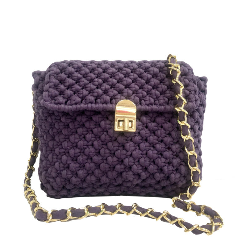 Image of Macrame Sling | Aubergine | Shoulder Sling or Cross body