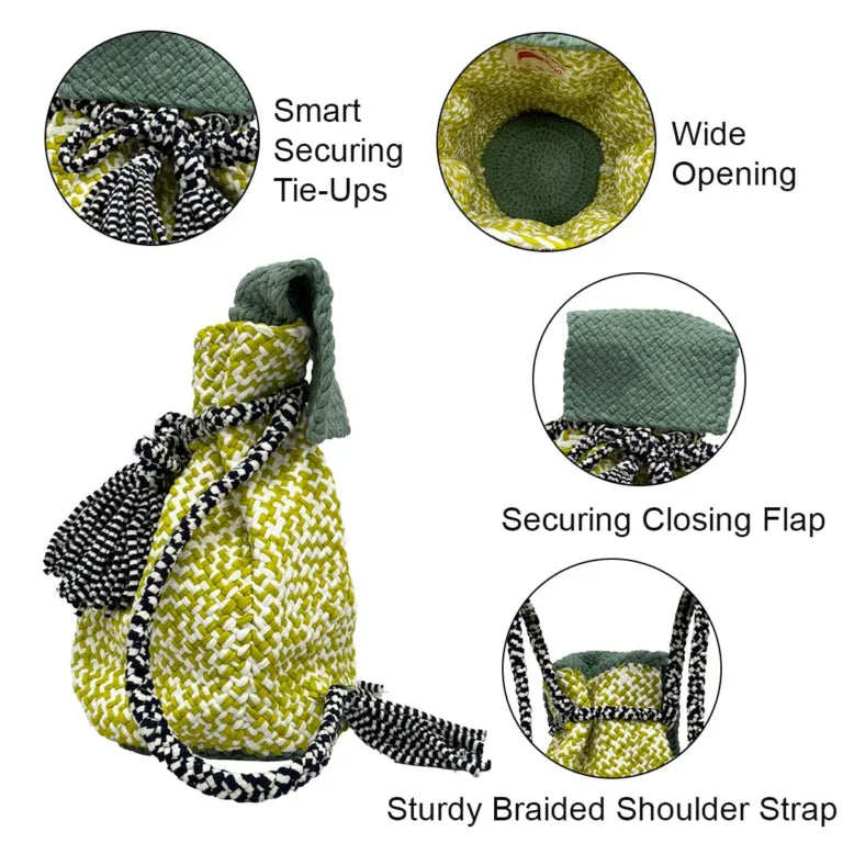 Image of Backpack Sage Olive Black White Color | Shoulder carry