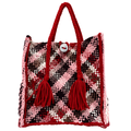 Soft Tote | Hand Carry | Blood Red, Black, Baby Pink