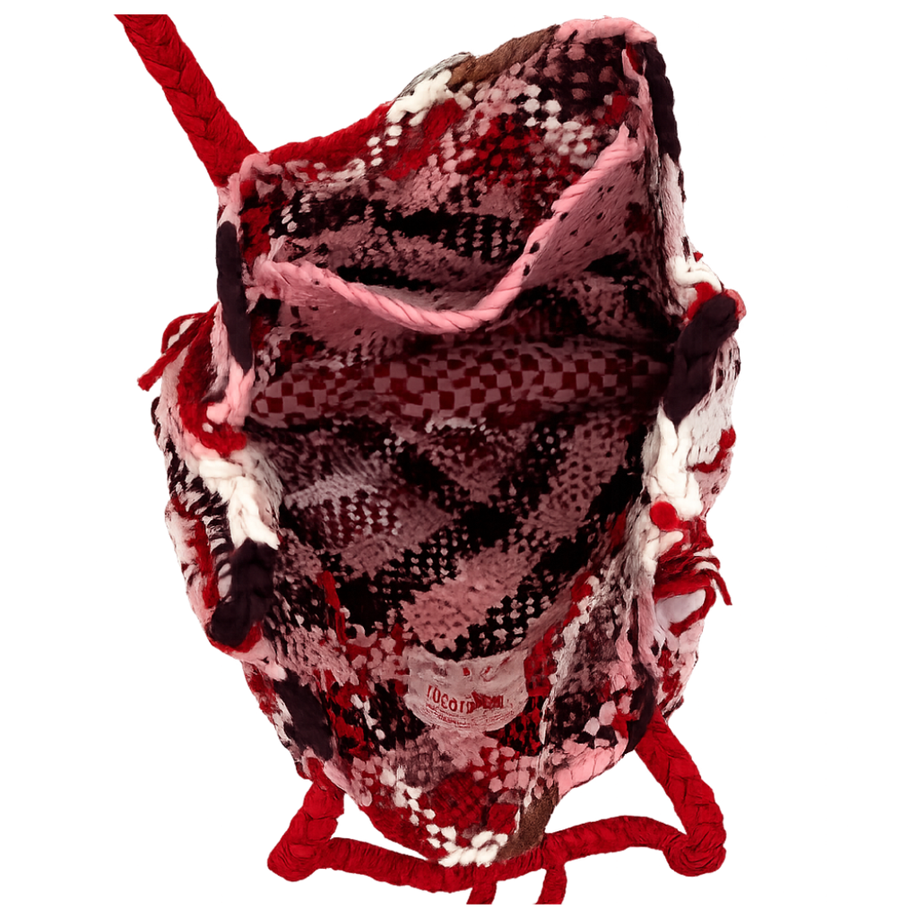 Soft Tote | Hand Carry | Blood Red, Black, Baby Pink