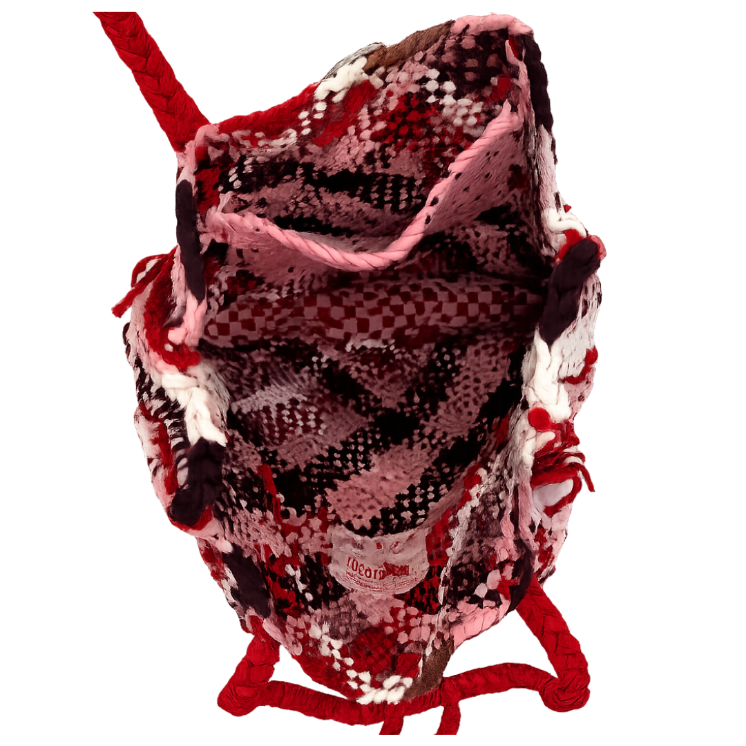 Soft Tote | Hand Carry | Blood Red, Black, Baby Pink