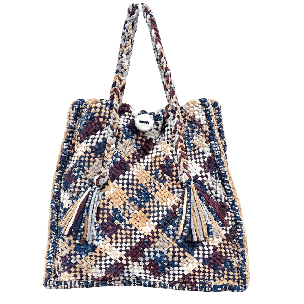 Soft Tote | Hand Carry | Blue, Burgundy, Beige