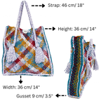 Soft Tote | Hand Carry | Mustard, Stone Blue, Red, Lavender