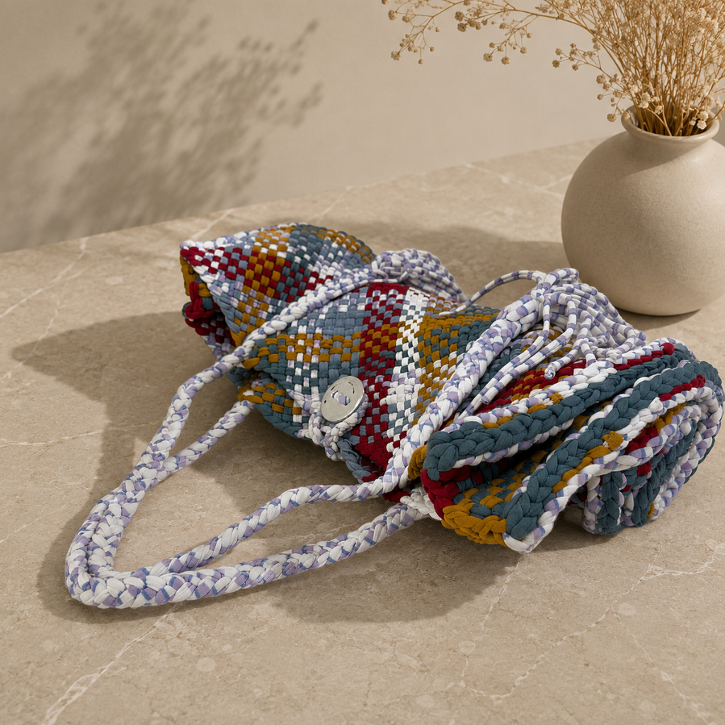 Soft Tote | Hand Carry | Mustard, Stone Blue, Red, Lavender