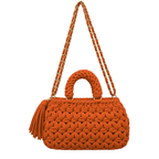 Fleur Bag | Orange / Hand, Shoulder or Crossbody Carry