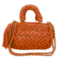 Fleur Bag | Orange / Hand, Shoulder or Crossbody Carry