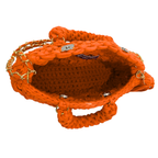 Fleur Bag | Orange / Hand, Shoulder or Crossbody Carry