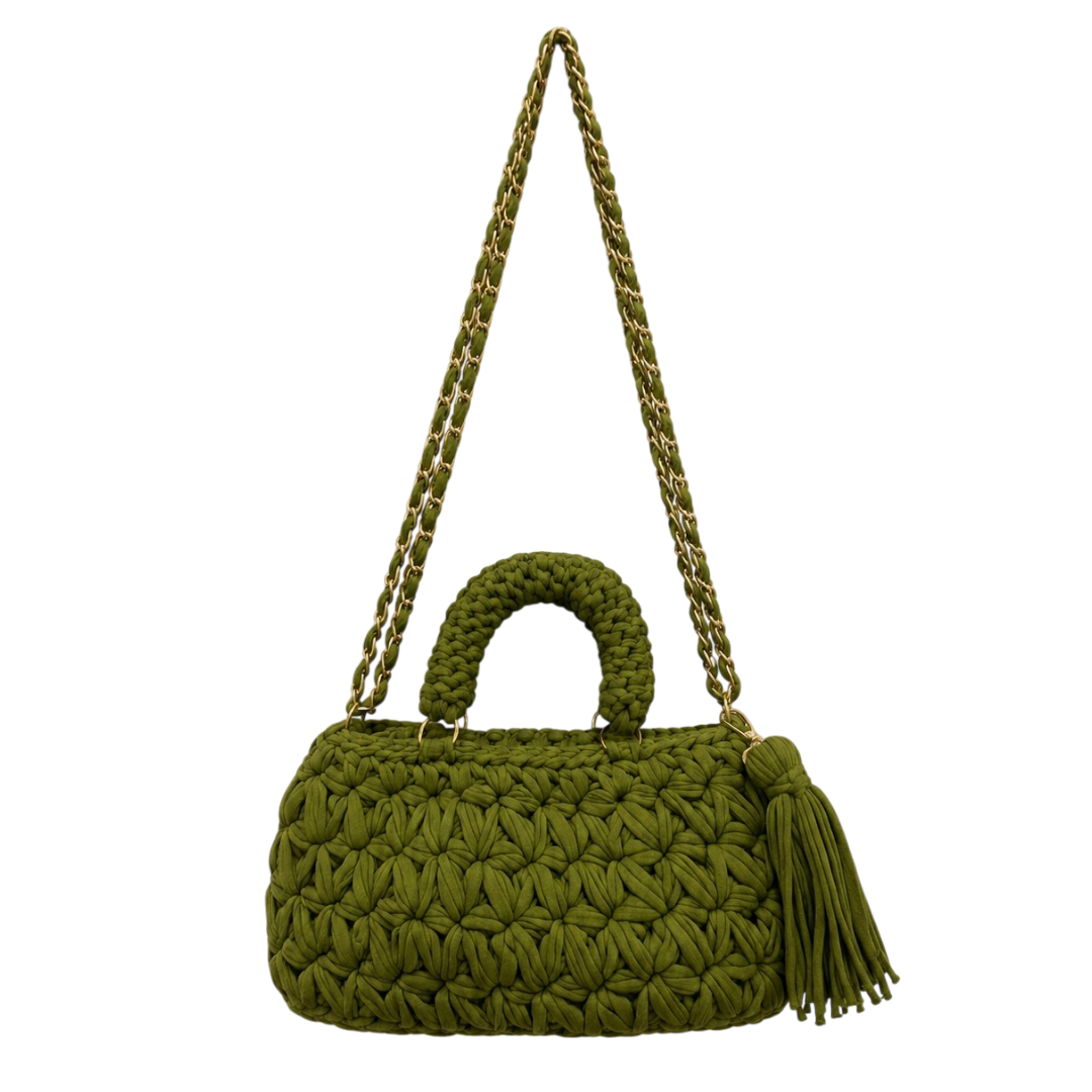 Fleur Bag | Olive Green / Hand, Shoulder or Crossbody Carry