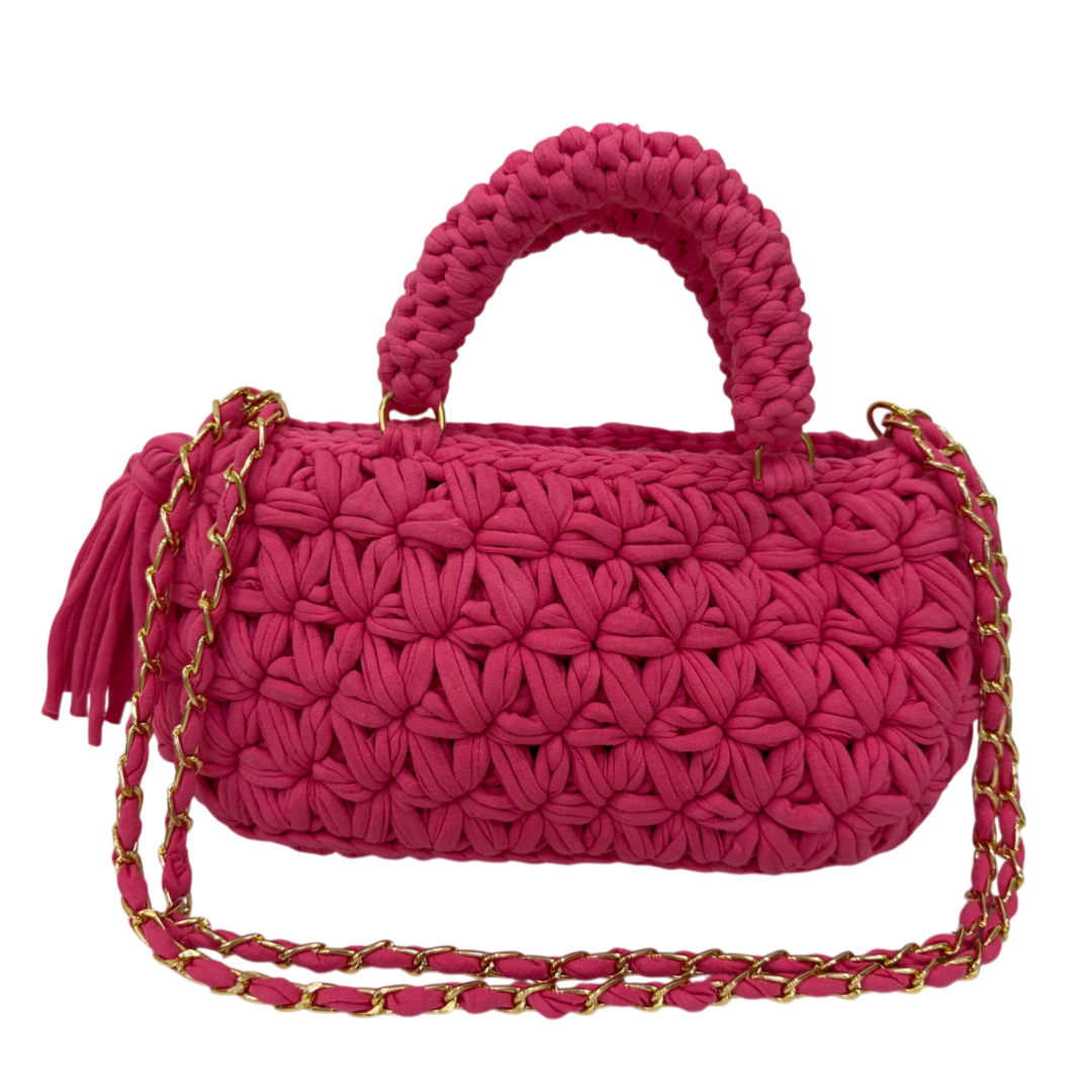 Fleur Bag | Hot Pink / Hand, Shoulder or Crossbody Carry