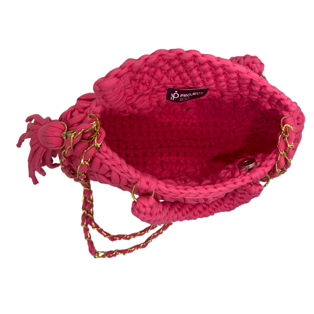Fleur Bag | Hot Pink / Hand, Shoulder or Crossbody Carry