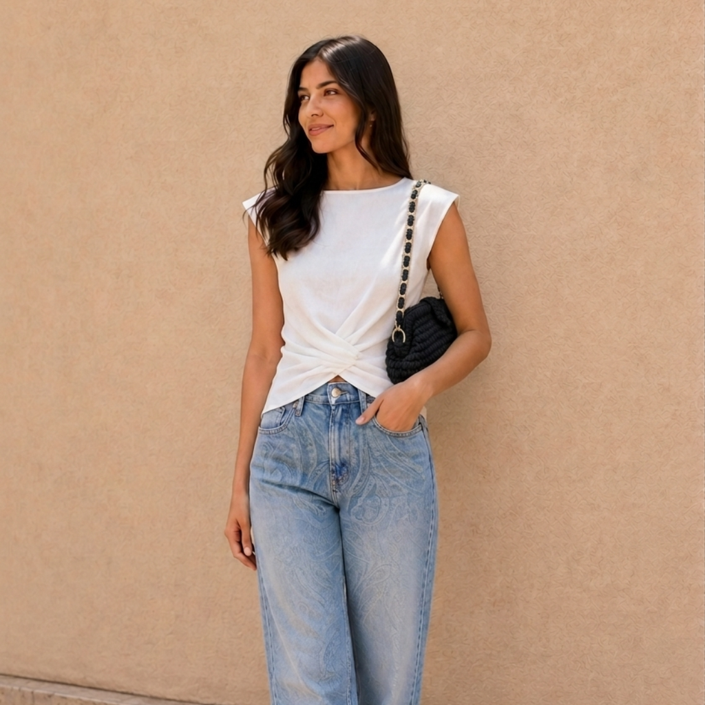 Crochet Snap Clutch | Black / Hand or Shoulder Carry