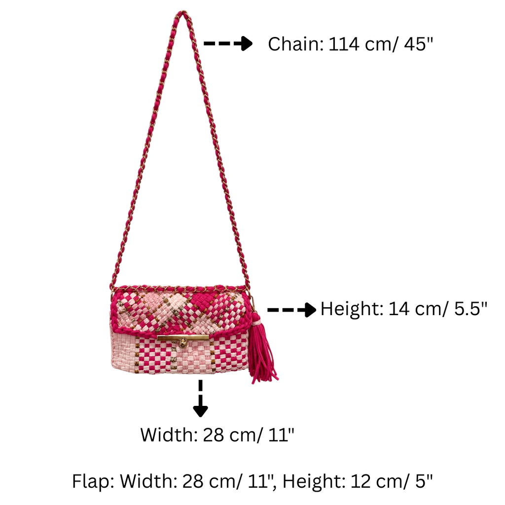 Mosaic Radiance Bag | Pinks / Shoulder Carry